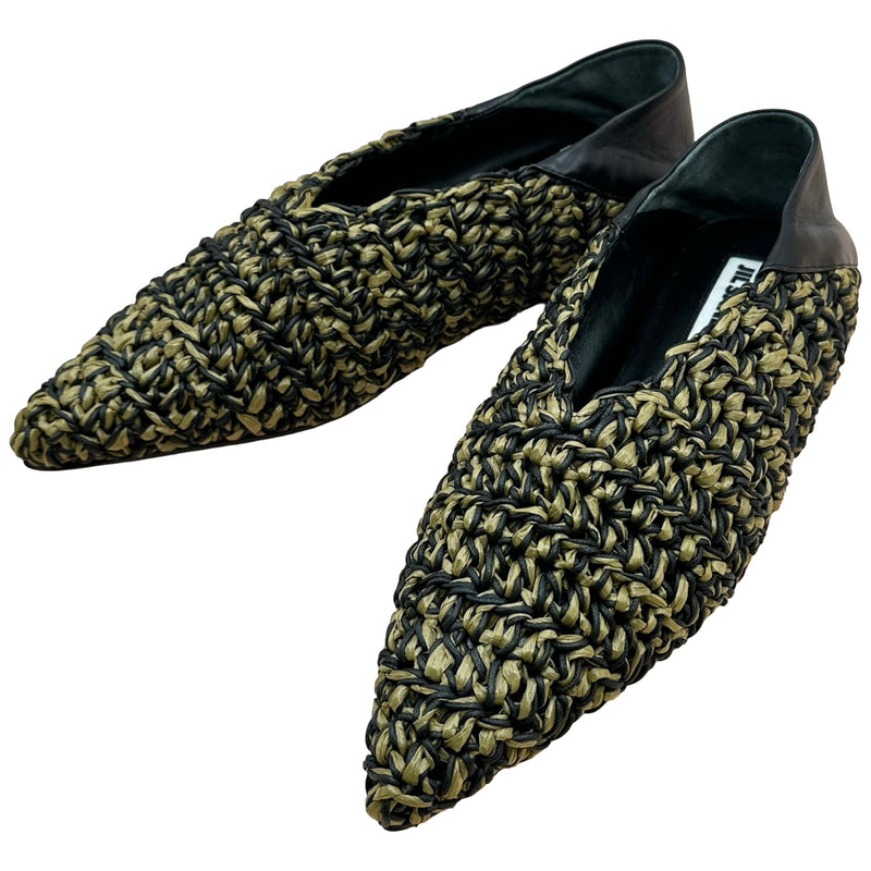 ジルサンダー JIL SANDER ポインテッドトゥフラットシューズ JS36117A