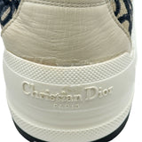 クリスチャン・ディオール Christian Dior Walkin Dior オブリークローカットスニーカー ネイビー キャンバス レディース スニーカー