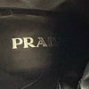 プラダ PRADA トライアングルロゴショートブーツ ブラック ナイロン レディース ブーツ