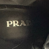 プラダ PRADA トライアングルロゴショートブーツ ブラック ナイロン レディース ブーツ