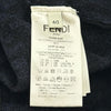 フェンディ FENDI FF総柄半袖ニットワンピース FZDA61 ネイビー レーヨン レディース ワンピース