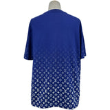 ルイ・ヴィトン LOUIS VUITTON モノグラムグラディエントTシャツ HKY46W パープル コットン メンズ 半袖Ｔシャツ