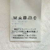 ルイ・ヴィトン LOUIS VUITTON モノグラム総柄デニムミニスカート FRSK04 ホワイト デニム レディース ミニスカート