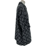 ルイ・ヴィトン LOUIS VUITTON モノグラム総柄デニム半袖シャツ HPS73W ブラック デニム メンズ 半袖シャツ