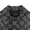 ルイ・ヴィトン LOUIS VUITTON モノグラム総柄デニム半袖シャツ HPS73W ブラック デニム メンズ 半袖シャツ