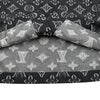 ルイ・ヴィトン LOUIS VUITTON モノグラム総柄デニム半袖シャツ HPS73W ブラック デニム メンズ 半袖シャツ
