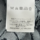 ルイ・ヴィトン LOUIS VUITTON フローラルジャガードロゴ刺繍デニムシャツ HRS25W インディゴ デニム メンズ 半袖シャツ