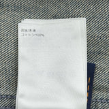 ルイ・ヴィトン LOUIS VUITTON モノグラム総柄デニム半袖シャツ HRS24W ブルー デニム メンズ 半袖シャツ