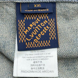 ルイ・ヴィトン LOUIS VUITTON モノグラム総柄デニム半袖シャツ HRS24W ブルー デニム メンズ 半袖シャツ