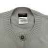シャネル CHANEL ライオンボタンカシミヤロングカーディガン P50027 グレー カシミヤ レディース カーディガン