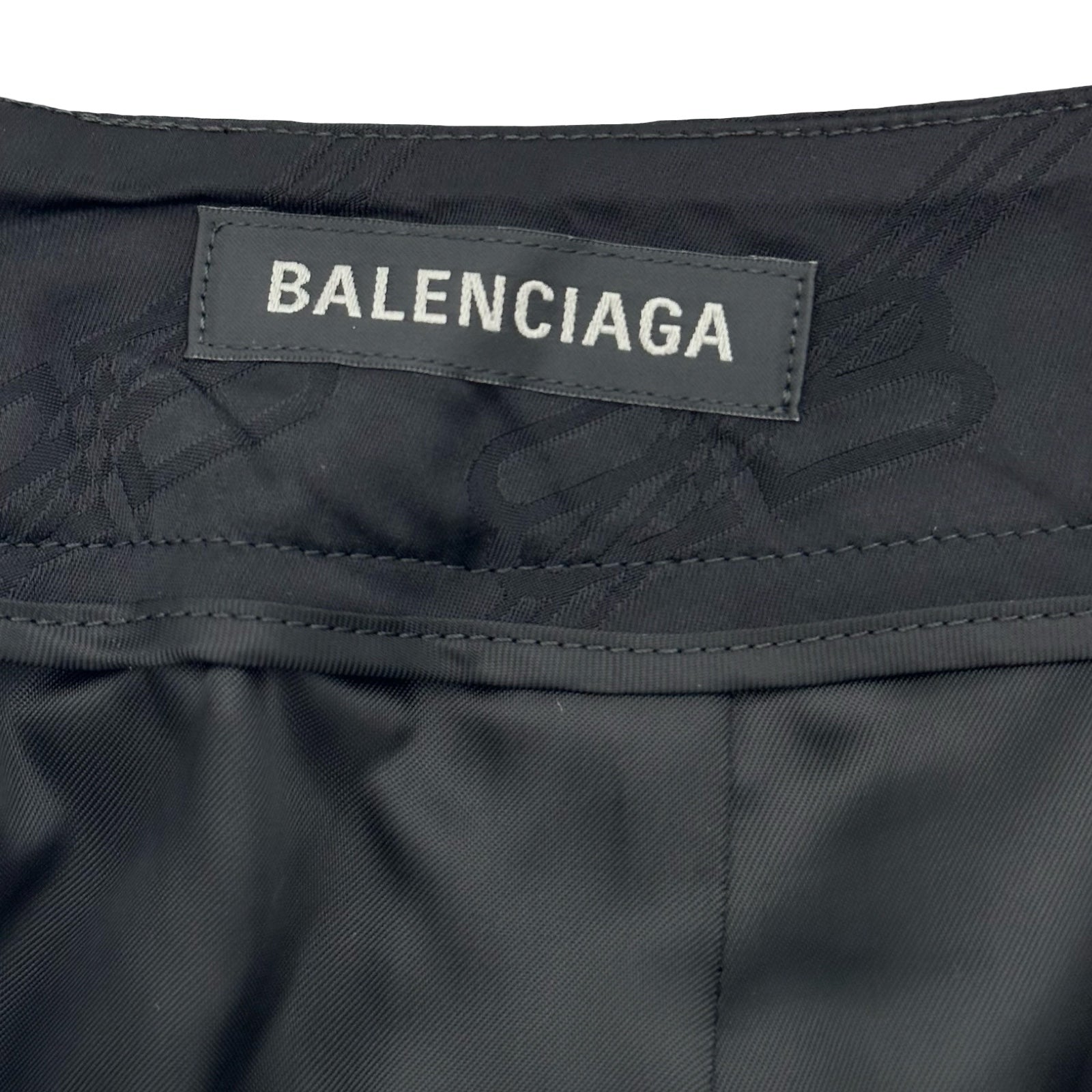 バレンシアガ BALENCIAGA BBモノグラム総柄フレアスカート 746133