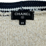 シャネル CHANEL 半袖ラメニットワンピース P60643 アイボリー コットン レディース ワンピース