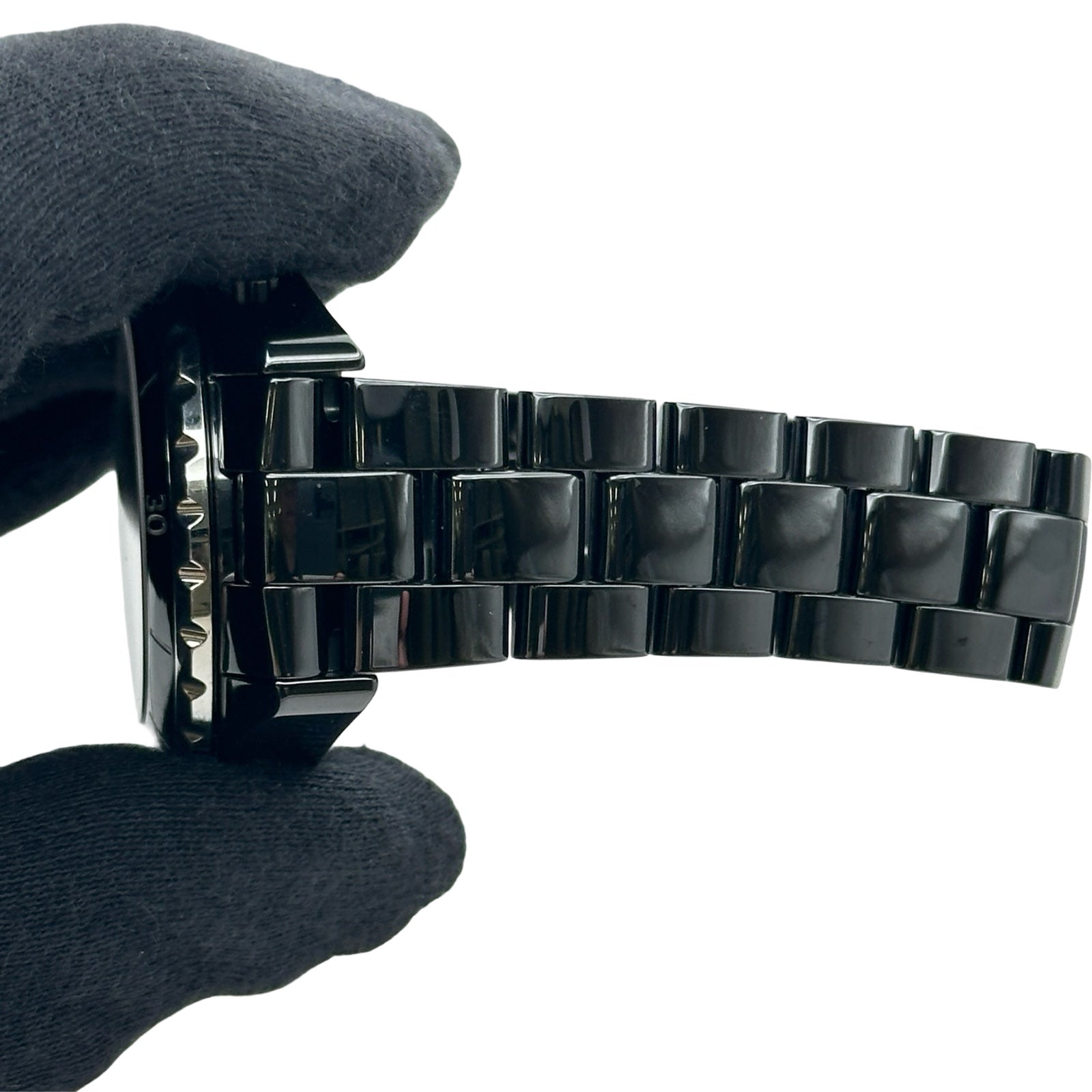 シャネル CHANEL J12 クロノグラフ 41MM H0940 ブラック セラミック