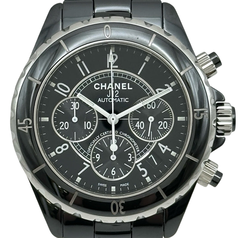 シャネル CHANEL J12 クロノグラフ 41MM H0940 ブラック セラミック