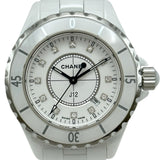 シャネル CHANEL J12 33MM H1628 ホワイト セラミック/ステンレススチール クオーツ レディース 腕時計