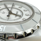 シャネル CHANEL J12 33MM H1628 ホワイト セラミック/ステンレススチール クオーツ レディース 腕時計