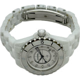 シャネル CHANEL J12 33MM H1628 ホワイト セラミック/ステンレススチール クオーツ レディース 腕時計