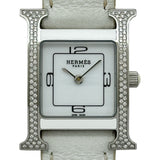 エルメス HERMES Hウォッチ HH1.232 ホワイト ステンレススチール クオーツ レディース 腕時計