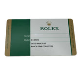 ロレックス ROLEX デイトナ 116505 ブラック/ピンクゴールド ピンクゴールド 自動巻き メンズ 腕時計