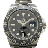 ロレックス ROLEX GMTマスターⅡ 116710LN ブラック ステンレススチール メンズ 腕時計