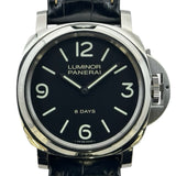 パネライ PANERAI ルミノール ベース 8デイズ アッチャイオ PAM00560 ブラック ステンレススチール 手巻き メンズ 腕時計