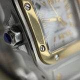 カルティエ Cartier サントスガルベSM シルバー ステンレススチール YG/SS レディース 腕時計