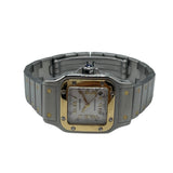 カルティエ Cartier サントスガルベSM シルバー ステンレススチール YG/SS レディース 腕時計