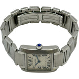 カルティエ Cartier タンクフランセーズ MM W51011Q3 アイボリー ステンレススチール クオーツ レディース 腕時計