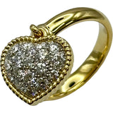 ギメルハートリング ゴールド/プラチナ 18K/950Pt ダイヤモンド ジュエリー