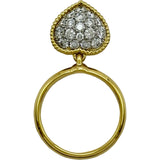 ギメルハートリング ゴールド/プラチナ 18K/950Pt ダイヤモンド ジュエリー