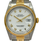 ロレックス ROLEX デイトジャスト 16233 ホワイト ゴールド/ステンレススチール 自動巻き メンズ 腕時計