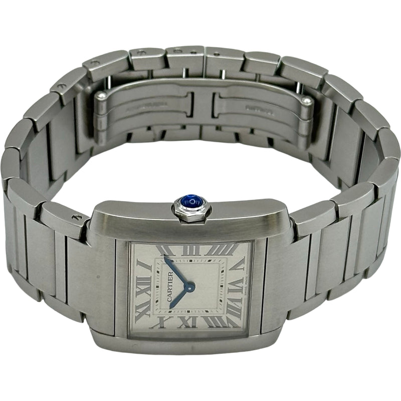 カルティエ Cartier タンク フランセーズ MM WSTA0074 シルバー