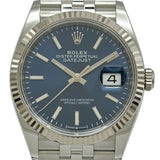 ロレックス ROLEX デイトジャスト36 126234 ブライトブルー ホワイトゴールド/ステンレススチール 自動巻き メンズ 腕時計