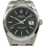 ロレックス ROLEX オイスターパーペチュアル デイト 15200 ブラック ステンレススチール 自動巻き メンズ 腕時計