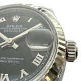 ロレックス ROLEX デイトジャスト26 179174 ブラック ホワイトゴールド/ステンレススチール 自動巻き レディース 腕時計