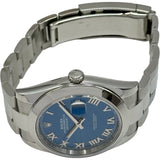 ロレックス ROLEX デイトジャスト41 126300 アズーロブルー ステンレススチール 自動巻き メンズ 腕時計