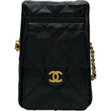 シャネル CHANEL CHANEL25 スモール AS5293 ブラック ゴールド金具 シャイニーカーフ レディース ショルダーバッグ