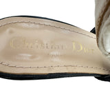 クリスチャン・ディオール Christian Dior JAdior スリングバックパンプス KDC200TFL ブラック ファブリック レディース パンプス