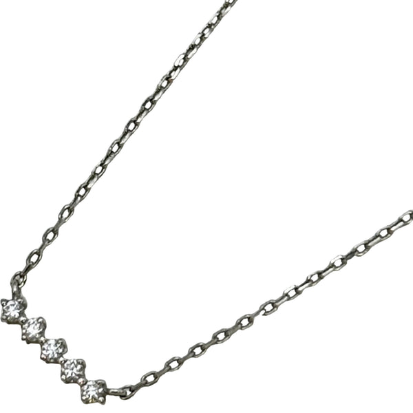 ete プラチナ850 ダイヤ 0.05 ネックレス エテ ete ダイヤネックレス プラチナ Pt850 ダイヤモンド ジュエリー
