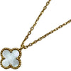 ヴァンクリーフ＆アーペル Van Cleef & Arpels スウィートアルハンブラネックレス ゴールド Au750 マザー オブ パール ジュエリー