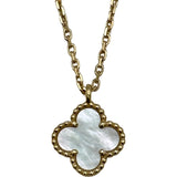 ヴァンクリーフ＆アーペル Van Cleef & Arpels スウィートアルハンブラネックレス ゴールド Au750 マザー オブ パール ジュエリー