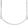 ティファニー TIFFANY＆CO Tスマイルネックレスラージ ホワイトゴールド Au750 ジュエリー