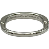 ティファニー TIFFANY＆CO ロックリング ホワイトゴールド Au750 ジュエリー