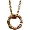 ブルガリ BVLGARI セルペンティネックレス ピンクゴールド 750 ガーネット ダイヤモンド ジュエリー