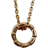 ブルガリ BVLGARI セルペンティネックレス ピンクゴールド 750 ガーネット ダイヤモンド ジュエリー