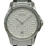 グッチ GUCCI Gタイムレス 126.5 シルバー ステンレススチール クオーツ レディース 腕時計
