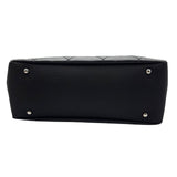 シャネル CHANEL パリビアリッツトートMM A34209 14番台 ブラック シルバー金具 コーティングキャンバス レディース トートバッグ