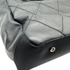 シャネル CHANEL パリビアリッツトートMM A34209 14番台 ブラック シルバー金具 コーティングキャンバス レディース トートバッグ
