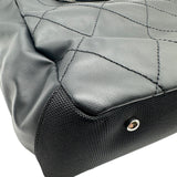 シャネル CHANEL パリビアリッツトートMM A34209 14番台 ブラック シルバー金具 コーティングキャンバス レディース トートバッグ