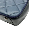 シャネル CHANEL バレリーナ カメラバッグ A93015 21番台 ネイビー/ブラック シルバー金具 カーフ レディース ショルダーバッグ